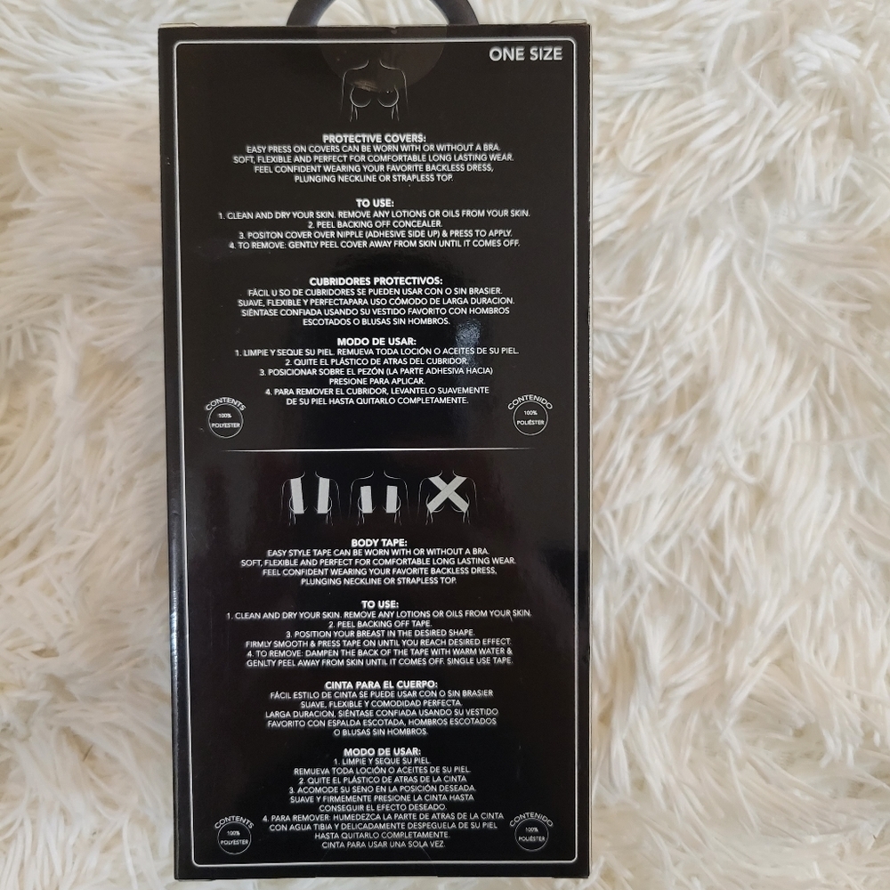 Tahari Woman Lace Protective Covers Nude Body tape one size - Picture 2 of 2